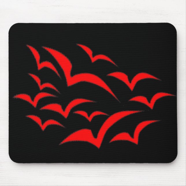 Mousepad Red Bat Cloud (Frente)