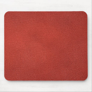 Mousepad Red Brown Faux Leather Modelo Elegante