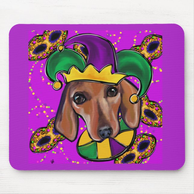 MOUSEPAD RED DACHSHUND (Frente)