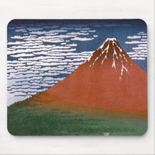 Mousepad Red Fuji, Aka Fujiyama Volcano Katsushika Hokusai
