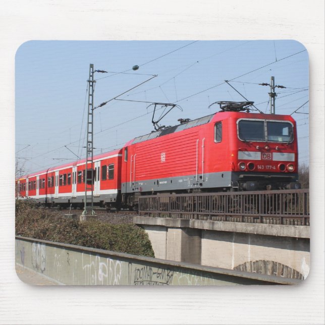Mousepad Red German Train (Frente)