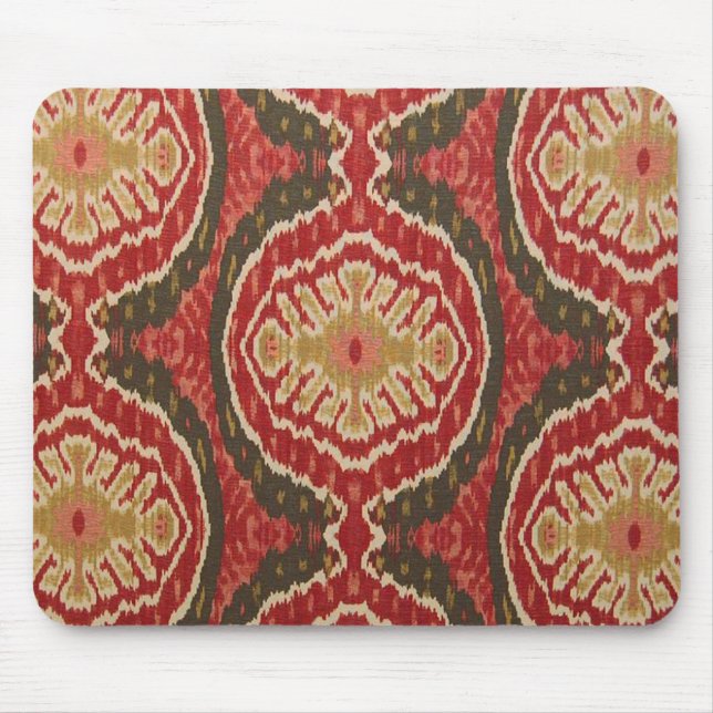 Mousepad Red Ikat (Frente)