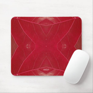 Mousepad Red Leatherette