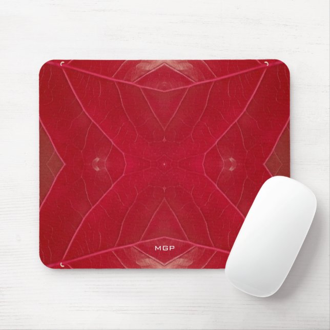 Mousepad Red Leatherette (Com mouse)