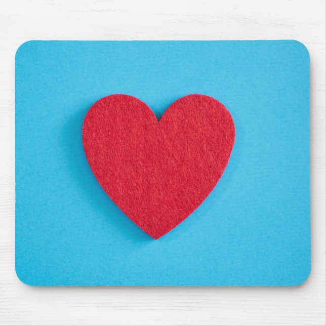 Mousepad Red Love Heart (Frente)