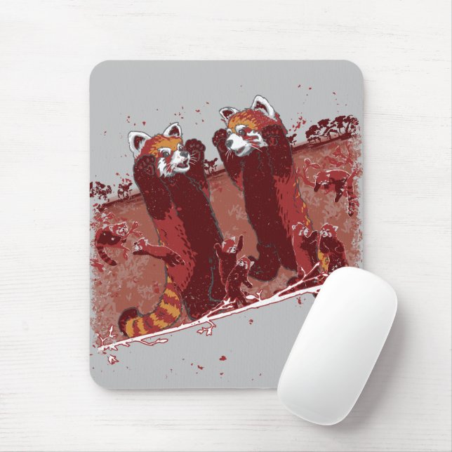Mousepad Red Panda Fury (Com mouse)