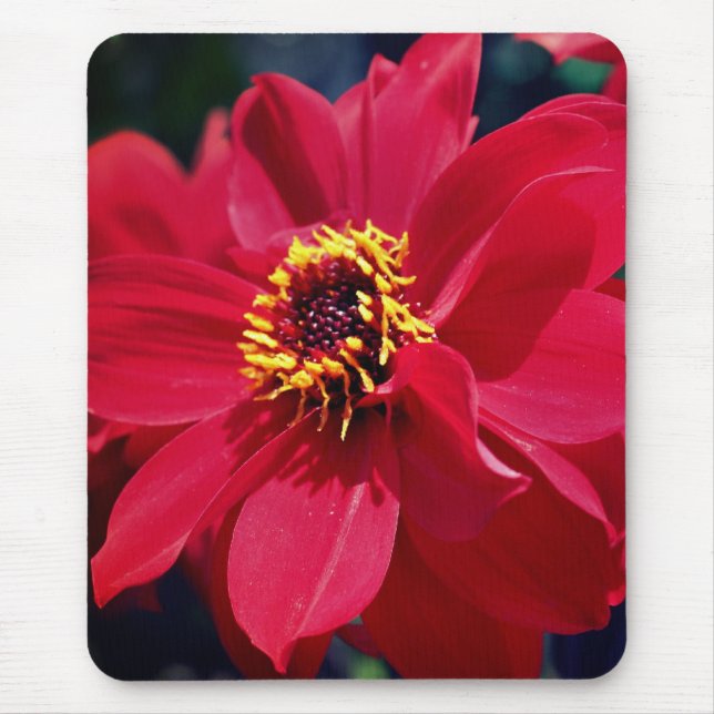 Mousepad Red Peony Flower (Frente)
