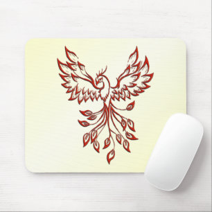 Mousepad Red Phoenix Rises