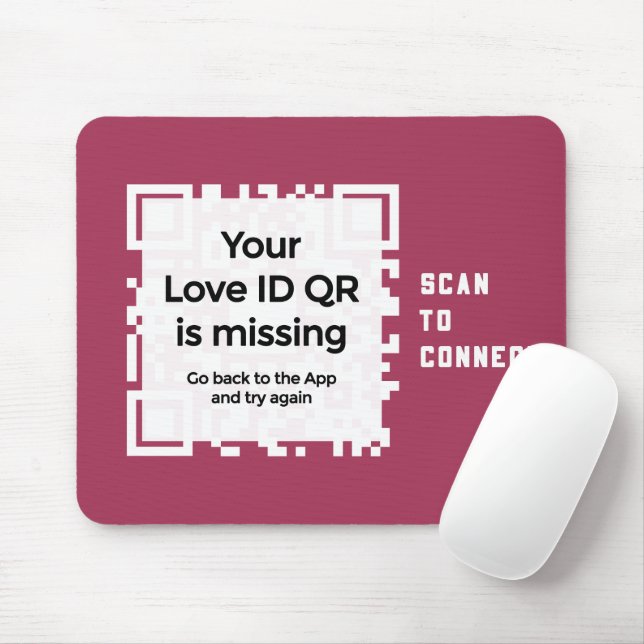 Mousepad - RED - QR - Coleção PURA (Com mouse)