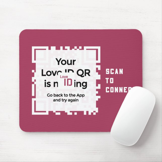 Mousepad - RED - QR - PURE Collection (Com mouse)