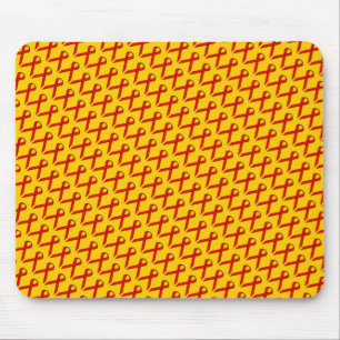 Mousepad Red Standard Ribbon por Kenneth Yoncich