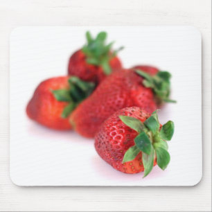 Mousepad Red Strawberry Photo Mousemat