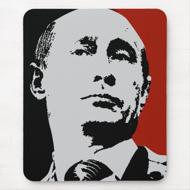 Mousepad Red Vladimir Putin (Frente)