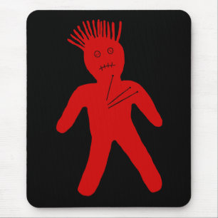 Mousepad Red Voodoo Doll