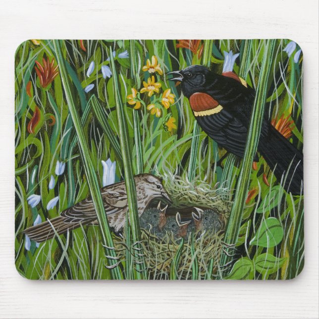 Mousepad Red Wing Blackbird (Frente)