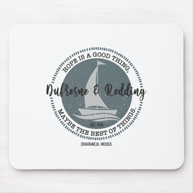 Mousepad Redding E Pesca Dufresne Vintage Zihuatanejo M (Frente)