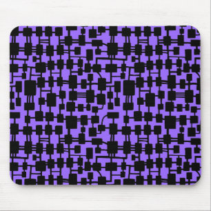 Mousepad Rede abstrato - Preto em Roxo 9966FF
