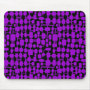 Mousepad Rede abstrato - Roxo em Preto