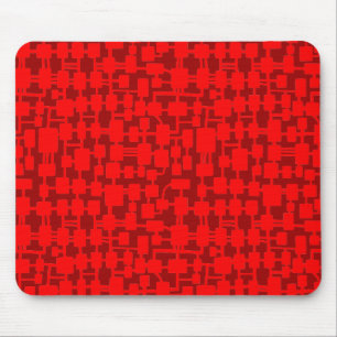 Mousepad Rede abstrato - Vermelho em Maroon 990000