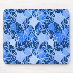 Mousepad Rede Neural Neurônios Azuis