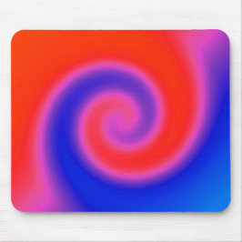 Mousepad Redemoinho Azul Vermelho