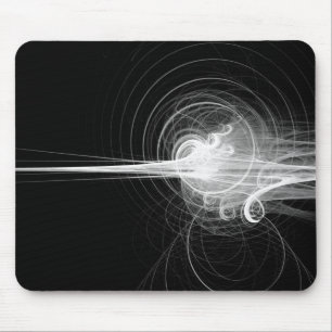 Mousepad Redemoinho do Fractal - preto