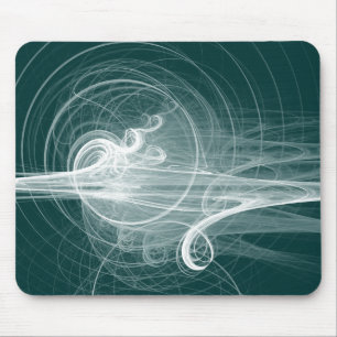Mousepad Redemoinho III do Fractal - verde escuro