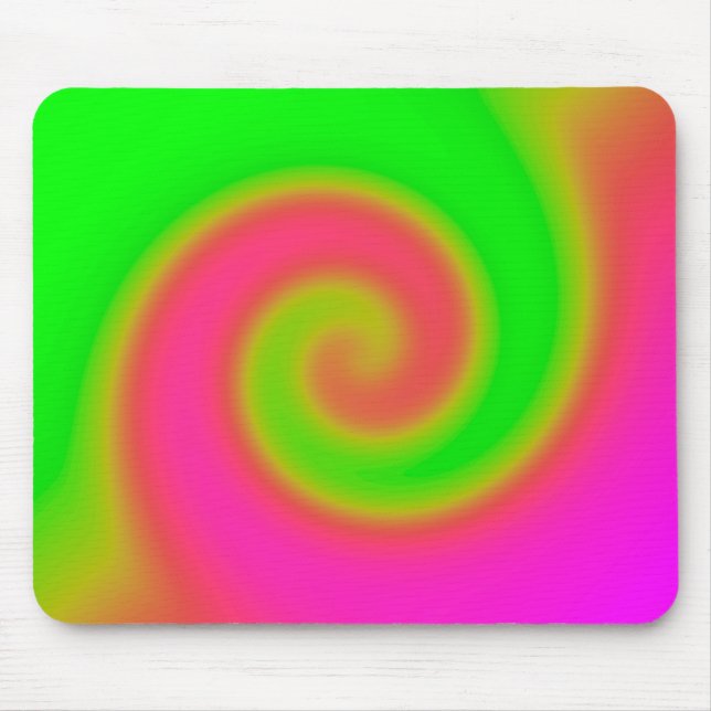 Mousepad Redemoinho Verde Rosa (Frente)