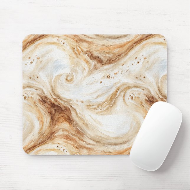 Mousepad Redemoinhos de Creme de Latte de Abóbora (Com mouse)