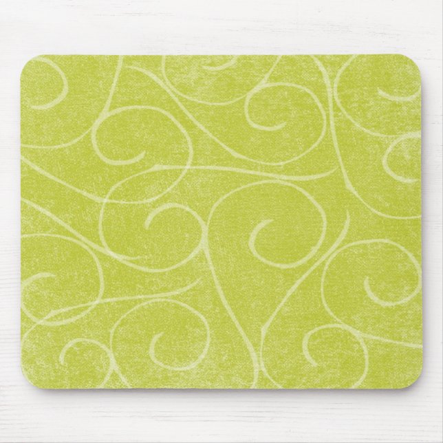 Mousepad Redemoinhos do verde limão (Frente)