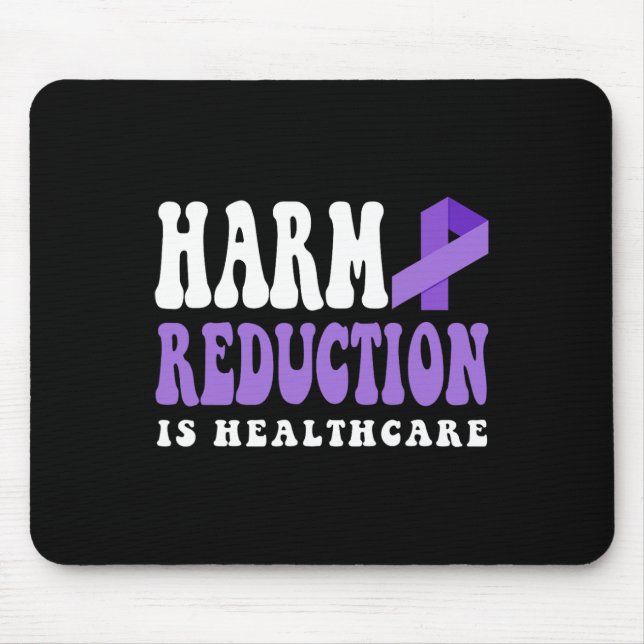 Mousepad Redução de Danos É Assistência Médica Conscientiza (Frente)