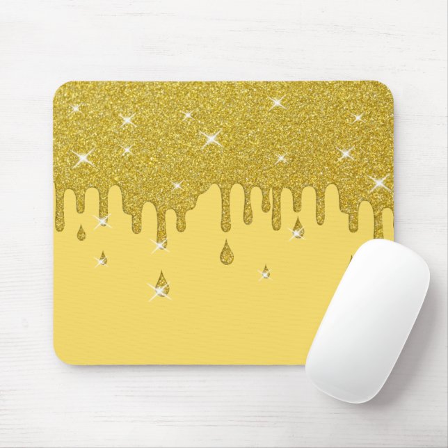 Mousepad Reduzir o Efeito Dourado da Glitter e as Sparkles (Com mouse)