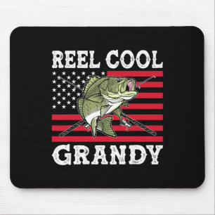 Mousepad Reel Cool Grandy 4 de Julho Bandeira Americana Pat
