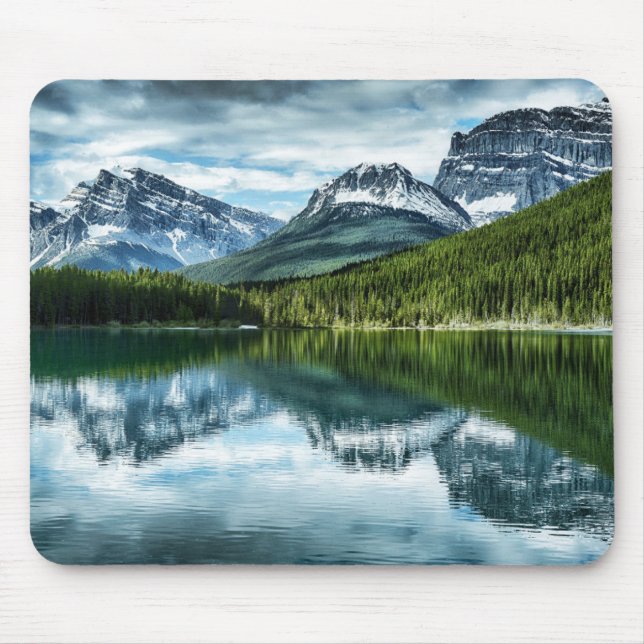Mousepad Reflexão alta do lago (Frente)