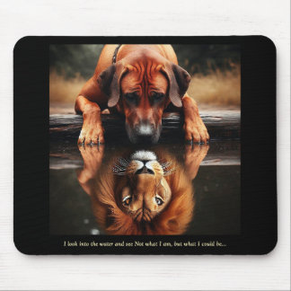 Mousepad Reflexão Da Força do Rato Rhodesiano