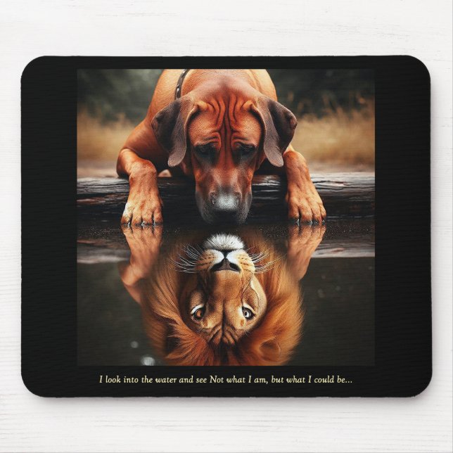 Mousepad Reflexão Da Força do Rato Rhodesiano (Frente)