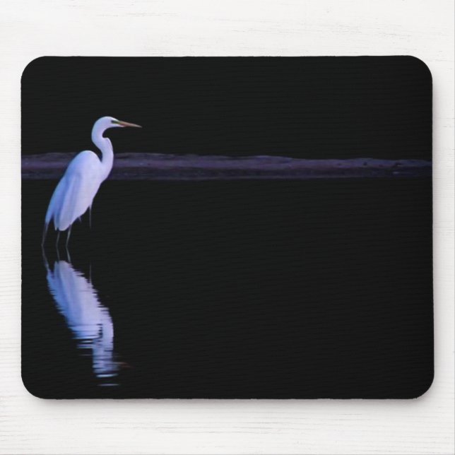 Mousepad Reflexão de um Egret (Frente)