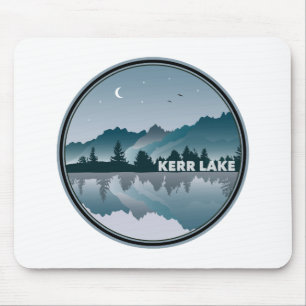 Mousepad Reflexão do Lago Kerr Virginia Carolina do Norte