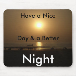 Mousepad Reflexão Sunset no Verão ouro na Praia