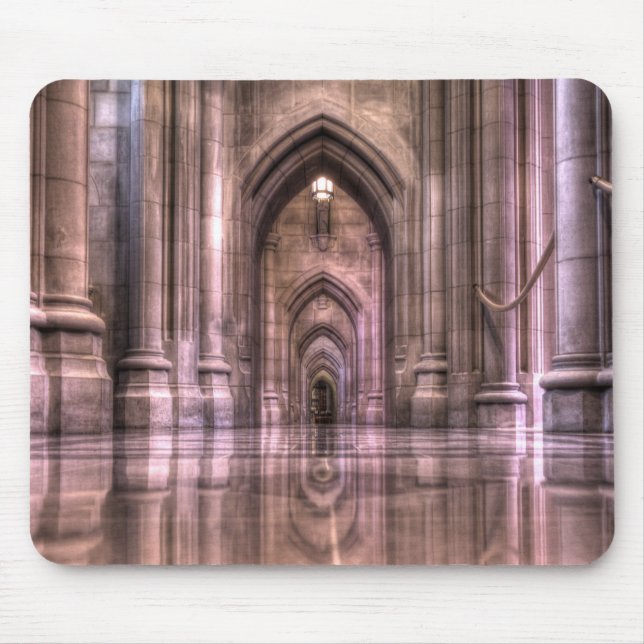 Mousepad Reflexões da Catedral Nacional de Washington (Frente)