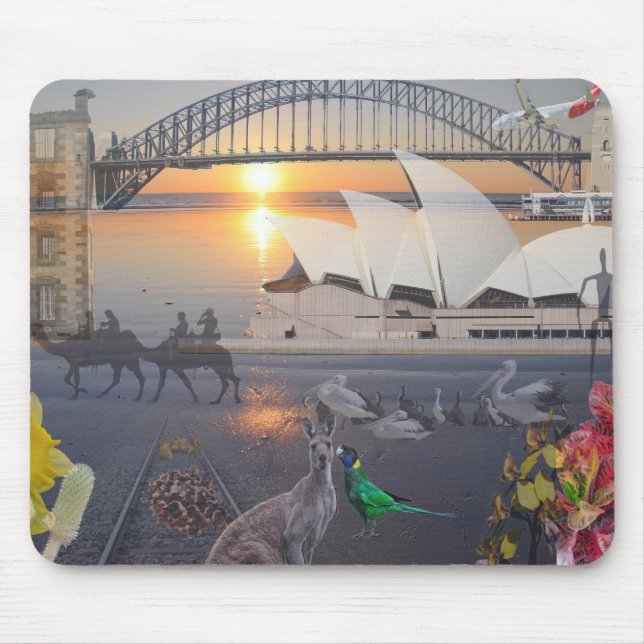 Mousepad Reflexões do Port Arthur da onça Sydney (Frente)