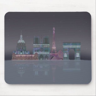 Mousepad Reflexões Noturnas em Paris