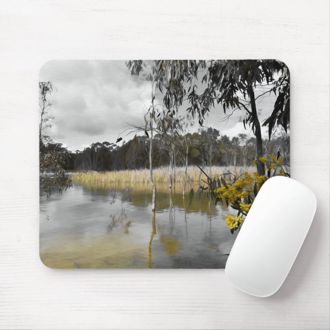 Mousepad Reflexões Por Baixo Do Céu Da Cinza (Com mouse)