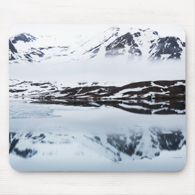 Mousepad Reflexos de montanhas, Noruega (Frente)