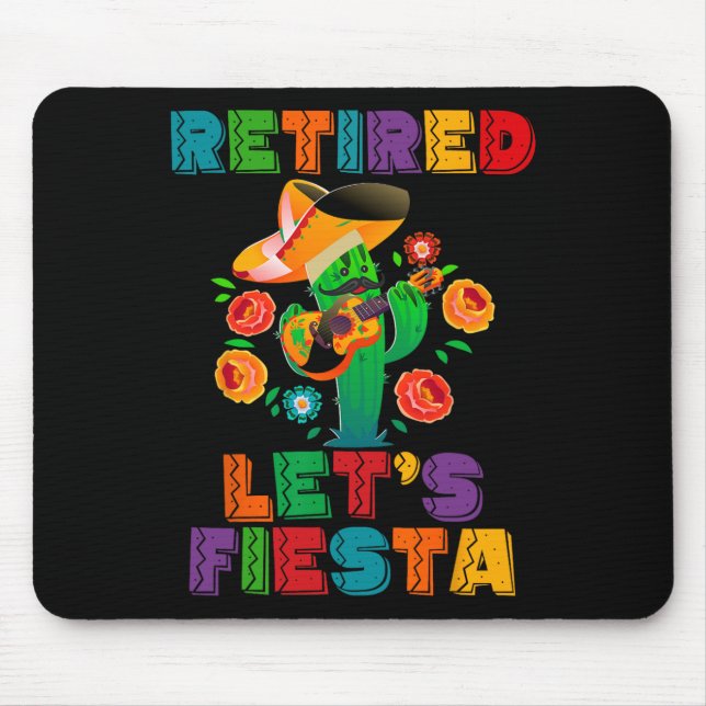 Mousepad Reforma do mexicano, Vamos Fiesta, Cinco De Retira (Frente)