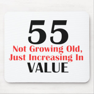 MOUSEPAD REFRIGERE 55 ANOS DE DESIGN VELHO DO ANIVERSÁRIO