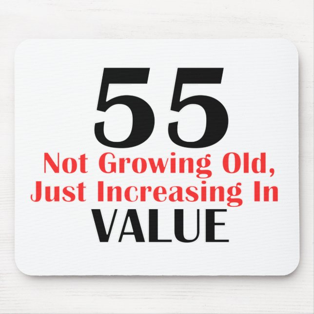 MOUSEPAD REFRIGERE 55 ANOS DE DESIGN VELHO DO ANIVERSÁRIO (Frente)