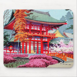 Mousepad Refrigere o primavera vermelho japonês Asano