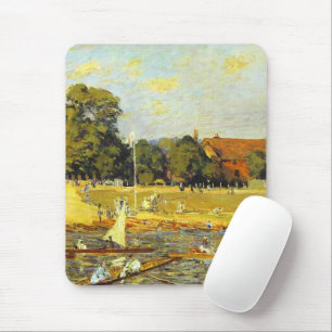 Mousepad Regata em Hampton Court Alfred Sisley Poster