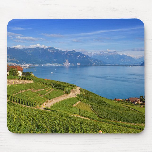 Mousepad Região de Lavaux, Vaud, suiça (Frente)